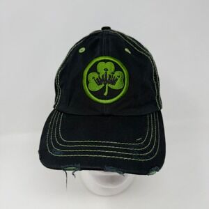 Anheuser-Busch St Patricks Day 2007 Hat Black Green Distressed Baseball Cap OSFM